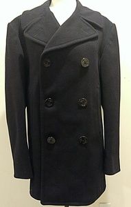 Kersey wool Navy pea coat